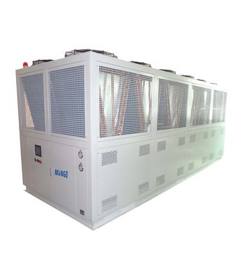 Goede prijs. Compacte luchtgekoelde schroefkoeler 150 pk 150 kW met ventilator Aluminium vin online