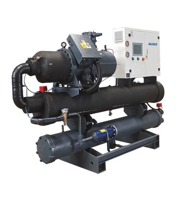 Goede prijs. 74m3/h watergekoelde schroefkoeler 210HP 330KW/283800Kcal 79,6KW compressor online