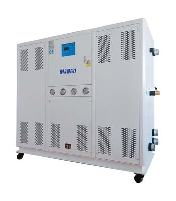 Goede prijs. 25 pk watergekoelde industriële koelmachine 81,53 kW/uur-85,39 kW/uur met grote waterstroom online